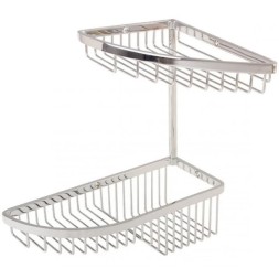 Полочка корзинка COLOMBO DESIGN ANGOLARI B9607 угловая двойная