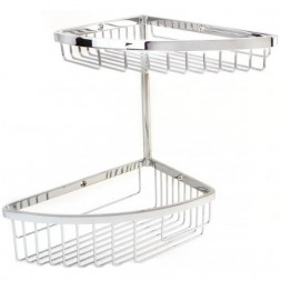 Полочка корзинка COLOMBO DESIGN ANGOLARI B9609 угловая двойная