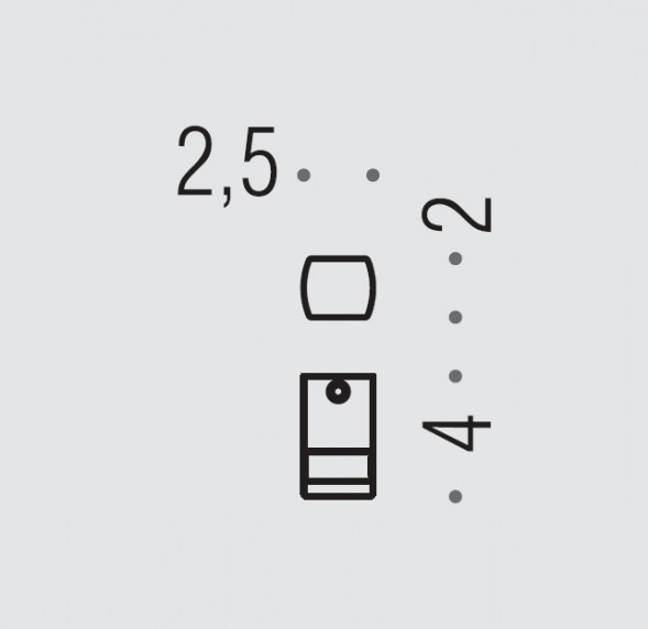 Крючок COLOMBO DESIGN LULU LC57 одинарный