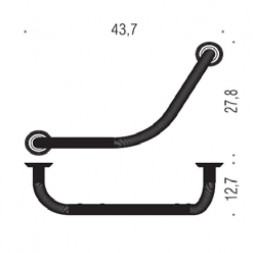 Поручень COLOMBO DESIGN HERMITAGE B3376.GOLD