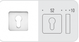 Накладка под цилиндр Colombo Rosetta PT13 золото