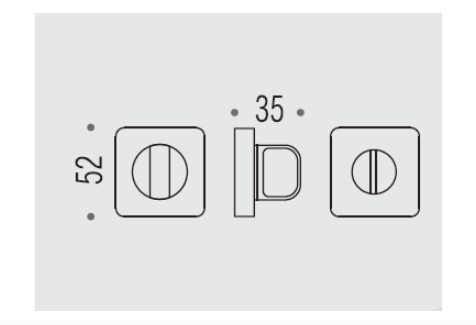 Фиксатор сантехнический Colombo Rosetta PT19 BZG белый матовый