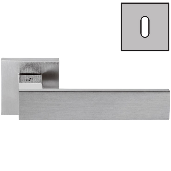 Дверная ручка Colombo ALBA LC91 R хром матовый/хром