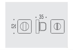 Фиксатор сантехнический Colombo Rosetta PT19 BZG винтаж матовый