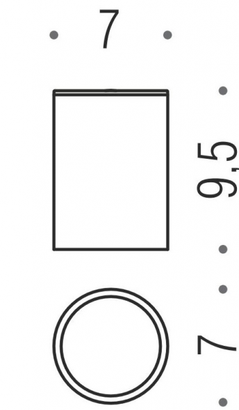 Запасной стакан для зубных щёток Colombo Plus W4952