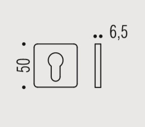 Накладка под цилиндр Colombo Rosetta BT13 винтаж