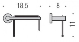 Держатель туалетной бумаги COLOMBO DESIGN PLUS W4908.NM без крышки