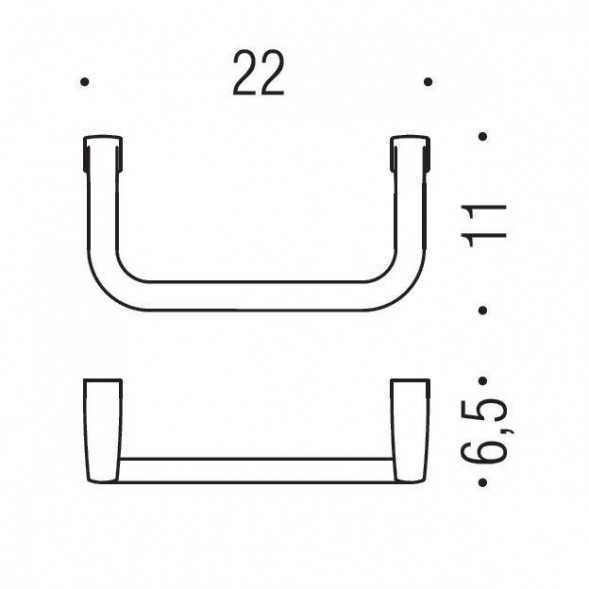 Полотенцедержатель COLOMBO DESIGN LULU B6231.GOLD кольцо
