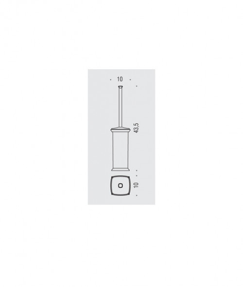 Ершик COLOMBO DESIGN PORTOFINO B3206.CR напольный