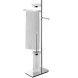 Стойка COLOMBO DESIGN SQUARE B9903 напольная с полотенцедержателем с мыльницей с держателем туалетной бумаги и с ершиком