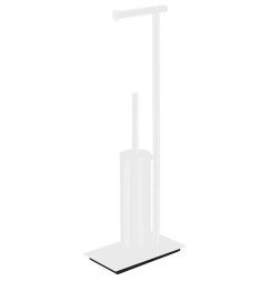 Стойка COLOMBO DESIGN SQUARE B9907.BM напольная с держателем туалетной бумаги и ершиком