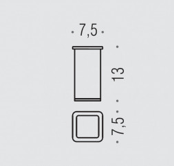 Стакан COLOMBO DESIGN LULU B6241 настольный