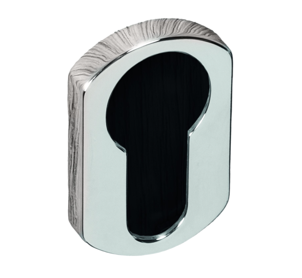 Накладка под цилиндр Colombo Design Rosetta ZE13/0 хром матовый