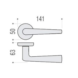 Дверная ручка Colombo ROBOTRE CD91R хром