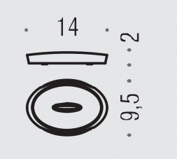 Мыльница COLOMBO DESIGN PLUS W4940.BM настольная