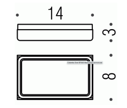 COLOMBO DESIGN Over B7040 Мыльница настольная