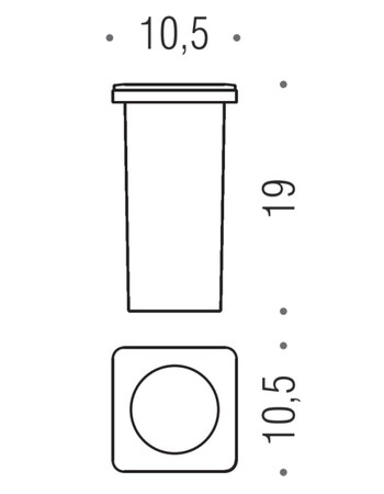 Запасная колба для туалетного ёршика Colombo Over Forever стекло B7050