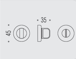 Фиксатор сантехнический Colombo Rosetta CD69 BZGG хром