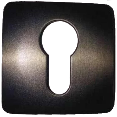 Накладка под цилиндр Colombo Rosetta FF23 черный матовый