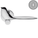 Дверная ручка Colombo TWITTY TK11R хром
