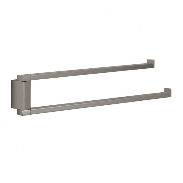 Полотенцедержатель COLOMBO DESIGN MINI Q B5012.HPS1 двойной цвет нержавеющая сталь