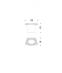 Стакан COLOMBO DESIGN LAND B2802 настенный