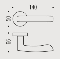 Дверная ручка Colombo VIOLA S AR21SRSB.CR хром