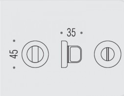 Фиксатор сантехнический Colombo Rosetta CD69 BZGG античная латунь